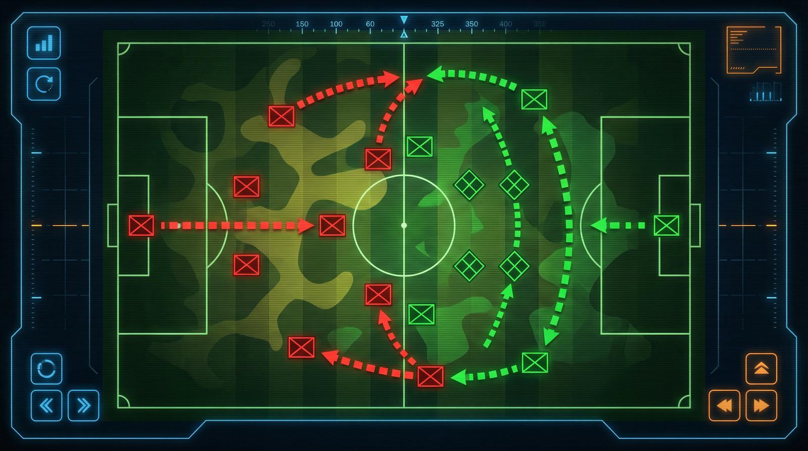七彩直播战术数据分析面板 - im电竞